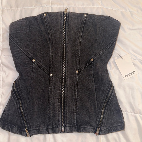 Tenshoppe jean corset NWT - Picture 2 of 3
